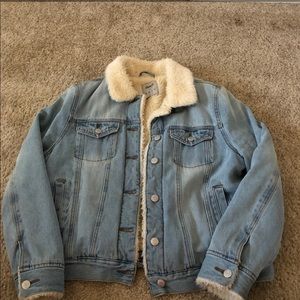 Sherpa Jean jacket